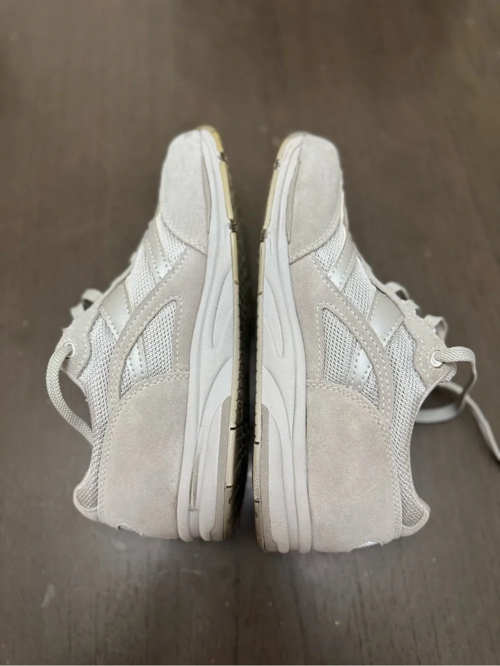 SAS Kids Neutral Gray Lace-Up Sneakers